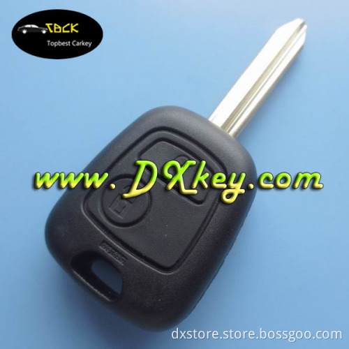 Topbest 2 buttons remote key Citroen Picasso key citroen c4 remote key